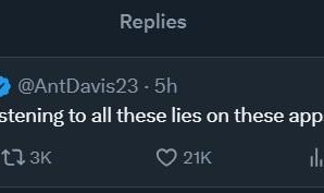 开云体育-浓眉发文驳斥Shams报道：你们最好别听信这些谣言！