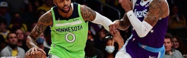 体育娱乐-单节40比12摧毁湖人 森林狼用完美表现终结六连败