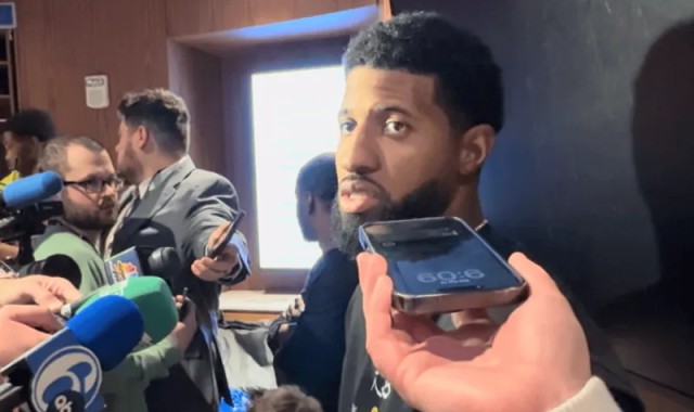 体育直播-乔治采访全文：我已经迫不及待想打周四对阵魔术的比赛了