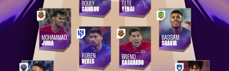 体育平台-亚冠精英联赛第8轮最佳阵：颜骏凌、鲁本·内维斯、延吉入选